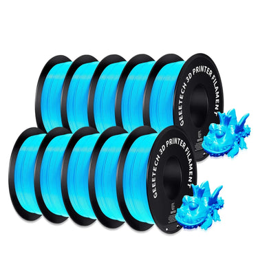 GEEETECH 10x1kg Roll Bulk Pack: 1.75mm PLA Filament Great Value Ideal For All FDM 3D Printers from NSE Imports #1.
